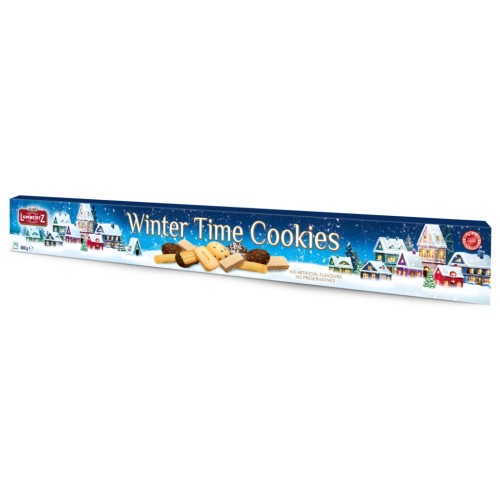 Ассорти пряников и печенья "Winter Time" в картонной коробке Lambertz, 800 г