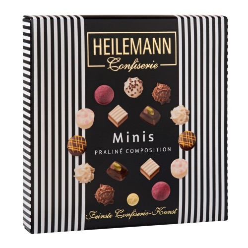 Черное ассорти шоколадных пралине "Minis" Heilemann, 91 г