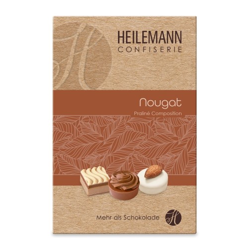 Ассорти шоколадных конфет с нугой "Nougat Pralines Composition" Heilemann, 125 г