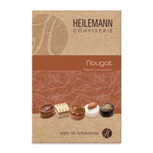 Ассорти шоколадных конфет с нугой "Nougat Pralines Composition" Heilemann, 200 г