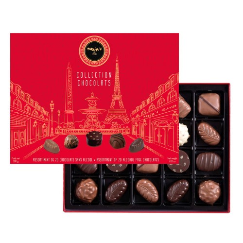 Ассорти шоколадных конфет "PARIS" в картонной коробке Maxim's, 200 г