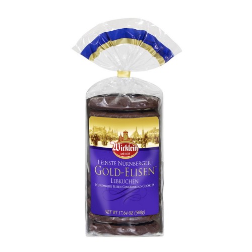 Нюрнбергские пряники Gold-Elisen в темном шоколаде Wicklein, 500 г
