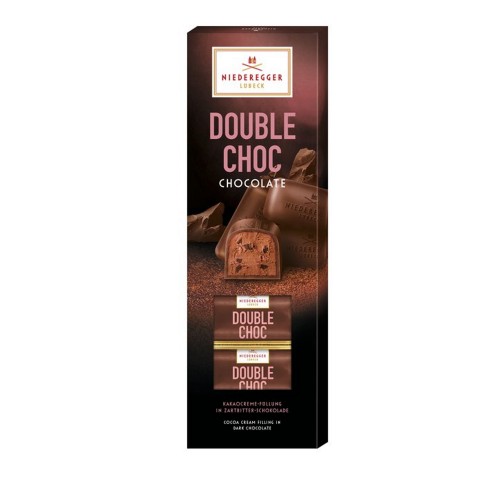Пралине в темном шоколаде "Двойной шоколад" Niederegger, 100 г