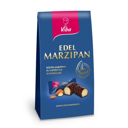 Конфеты с начинкой из марципана в темном шоколаде Viba, 125 г