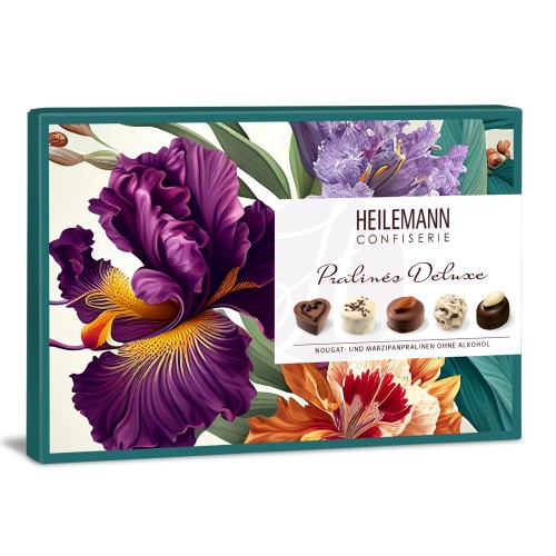 Ассорти шоколадных пралине Pralines Deluxe с нугой и марципаном Heilemann, 143 г