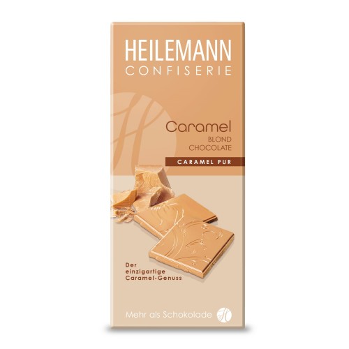 Шоколад белый карамельный, плитка, Heilemann, 80 г